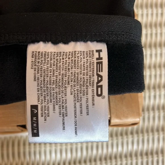 Head: Multi-Sport Gloves with SensaTEC, Black, size medium - Picture 3 of 6